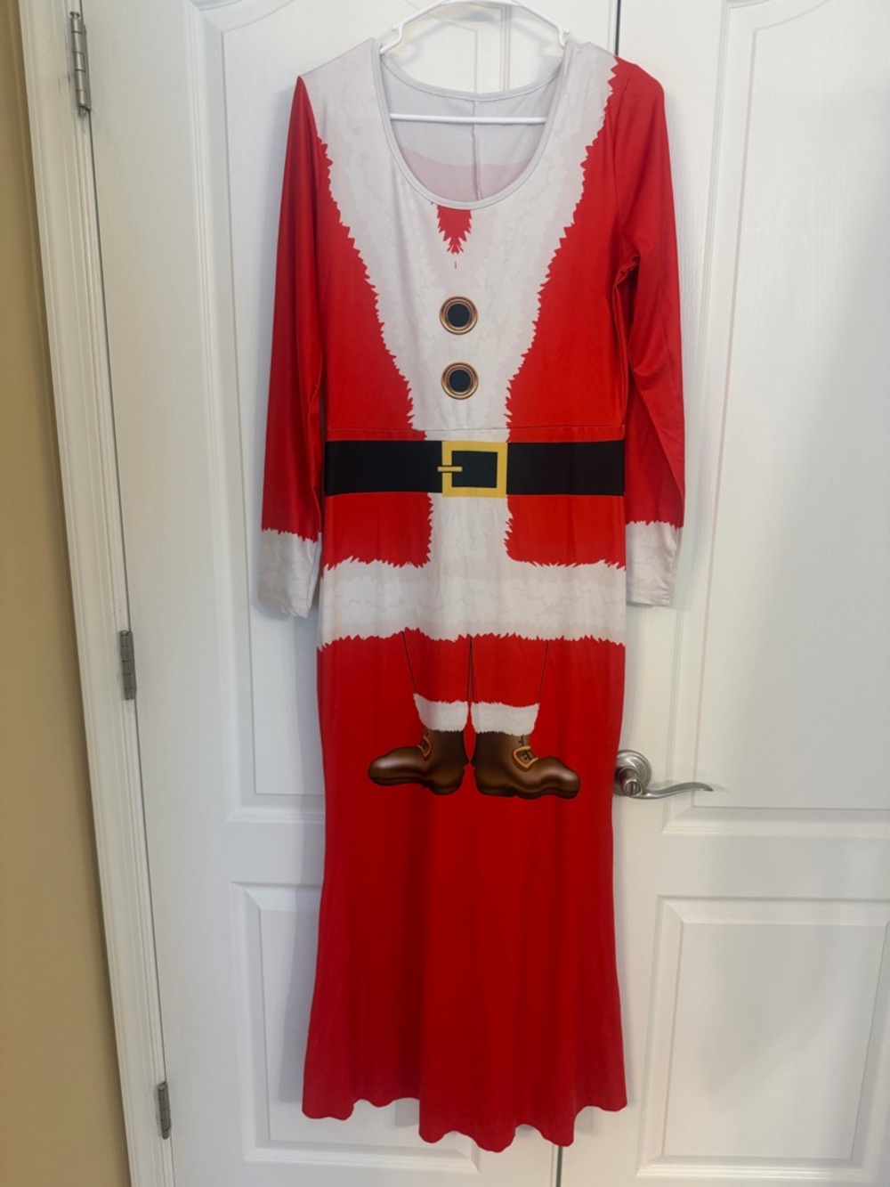 Mrs Claus Claus bodycon dress- Red & White